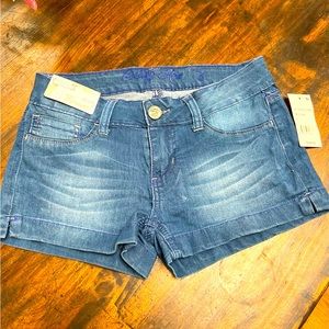 Indigo Rein New 5 pocket denim shorts junior size 3